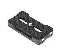 Andoer PU-70L Plaque de dégagement rapide 70 mm Plaque QR 1/4" Vis de fixation compatible avec tête de trépied standard Arca Swiss