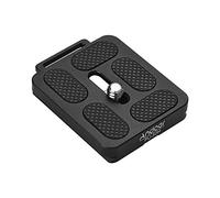 Andoer PU 70mm/50mm Quick Release QR Plate avec Boucle de Fixation pour Arca Swiss Tripod Head