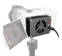 Andoer Refroidisseur De CaméRa Intelligent Ventilateur De Radiateur pour CaméRa Dissipation Rapide De La Chaleur Faible Bruit avec Port De Type C Compatible avec A6700/A7iv/Zv-E1/A7c II