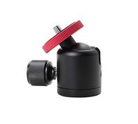 Andoer Remplacement de l'accessoire de Photographie à tête sphérique rotative en Alliage d'aluminium Mini avec Trou de vis de 3/8 Pouces vis d'adaptateur de 1/4 Pouces pour caméra caméscope