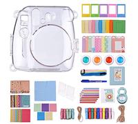 Andoer Remplacement du kit d'accessoires de caméra instantanée 18-en-1 pour Fujifilm Instax Mini 8/9 caméra de film instantané avec étui album miroir pour selfie autocollants cadres de filtre