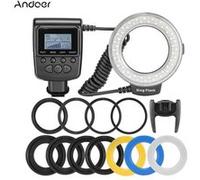 RF-550D Macro Bague Flash pour Canon Nikon Pentax Olympus Panasonic Sony DSLR