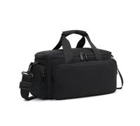 Andoer Sacoche pour appareil photo, sac à bandoulière pour appareil photo de voyage, sacoche pour appareil photo reflex imperméable et résistant aux chocs avec cloisons amovibles et bandoulière