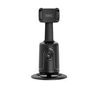 Andoer Smart 360° Auto Face Tracking Cardan Bureau Selfie Stabilisateur Robot Cameraman avec Objectif Réglable Base Stable Support Téléphone pour Smartphone Vlog Live Streaming Vidéo Chat