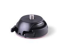 Andoer Support a blocage rapide boucle + plat et courb?Base de ruban adhésif pour appareil photo Samsung Gear 360 pour Ricoh Theta S/SC/M15 & Sports d’Action caméra panoramique w / trou de vis 1/4"