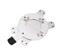 Andoer Support de gobos en métal Motif géométrique pour studio stroboscopique optique Snoot conique Focalisation Condensateur Accessoires de photographie