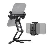 Andoer Support de téléphone multifonction pour bureau, support de trépied de téléphone pliable, support de téléphone réglable, pince de téléphone de rechange pour téléphones Android série 15/14/13/12