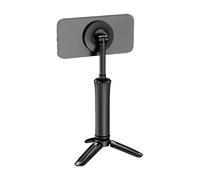 Andoer Support magnétique pour téléphone portable rotatif à 360 °, longueur réglable, support de smartphone mains libres