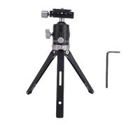 Andoer Support pour appareil photo de bureau avec plaque à dégagement rapide à 360 degrés pour appareil photo reflex numérique sans miroir, vidéo Vlog (gris)