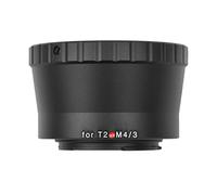 Andoer T2-M4/3 Bague d'adaptation d'objectif en métal T/T2 pour Panasonic DMC-G1/DMC-GH1/DMC-GF1 pour Olympus EP1/EP2/EPL1 Micro 4/3 Mount