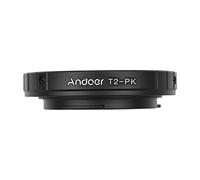 Andoer T2-PK Bague d'adaptation pour objectif en métal T/T2 pour appareils photo Pentax K-70/K-50/K-30/K-500/K-1/K-3/K-3 II/K-5 IIs/K-5 II/K-5/K-7 K-Mount