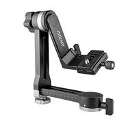 Andoer Tête de trépied panoramique à 360° en alliage d'aluminium - Capacité de charge de 15 kg - Vis de 6,35 mm et 9,5 mm - Niveau à bulle pour appareils photo reflex numériques