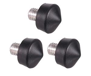 Andoer Universal Antidérapant 3/8" Trépied Monopode Caoutchouc Pied Spike pour Andoer Benro Gitzo Manfrotto Trépied Monopode (3pcs)