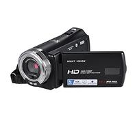 Andoer V12 1080P Full HD 16X Zoom numérique Enregistrement Caméscope portable avec écran LCD pivotant de 3,0 pouces max. 30 mégapixels prennent en charge la vision nocturne
