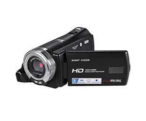 Andoer V12 1080P Full HD 16X Zoom numérique Enregistrement Caméscope portable avec écran LCD pivotant de 3,0 pouces max. 30 mégapixels prennent en charge la vision nocturne