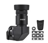 Andoer Viseur d'appareil photo grossissant 1,25X/2,5X Angle droit avec 10 adaptateurs de montage Remplacement pour appareil photo Canon Nikon Pentax Olympus Leica Fujifilm DSLR