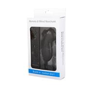 Andoer Wired Nunchuck et régulateur alejado avec Motion Plus pour Nintendo Wii avec étui en silicone noir