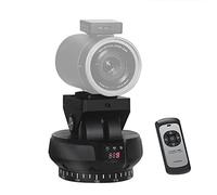 Andoer YT1200 Tête panoramique motorisée pour Le Visage Tête panoramique à 2 Axes AI Smart Face Tracking Rotation à 360 ° Tête de trépied panoramique Télécommande sans Fil 9 Niveaux Vitesse réglable