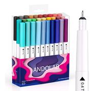 ANDOLAB Lot de 30 stylos à pointe fine pour Cricut Maker 3/Maker/Explore 3/Air 2/Air - Pointe fine 0,4 - Outils - Accessoires d'écriture et de dessin - Compatible avec Cricut