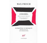Andorra - Pièce en douze tableaux - Max Frisch - Gallimard - Livre
