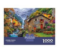 Andorre-la-Vieille_ Andorre Puzzle 1000 Pièces, Difficile Puzzles pour Adults Enfant, Jeu De Défi Intellectuel 70x50cm/1000pcs