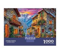 Andorre-la-Vieille_ Andorre Puzzle 1000 Pièces, Difficile Puzzles pour Adults Enfant, Jeu De Défi Intellectuel 70x50cm/1000pcs