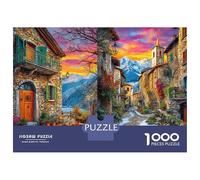 Andorre-la-Vieille_ Andorre Puzzle 1000 Pièces, Difficile Puzzles pour Adults Enfant, Jeu De Défi Intellectuel 70x50cm/1000pcs