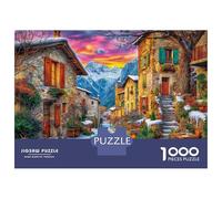 Andorre-la-Vieille_ Andorre Puzzle 1000 Pièces pour Adults Et Enfants, Jeu De Défi Intellectuel Puzzles70x50cm/1000pcs
