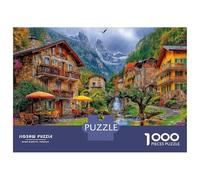 Andorre-la-Vieille_ Andorre Puzzle 1000 Pièces pour Adults Et Enfants, Jeu De Défi Intellectuel Puzzles70x50cm/1000pcs