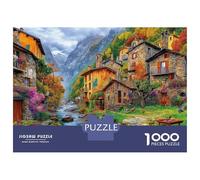 Andorre-la-Vieille_ Andorre Puzzle 1000 Pièces, Puzzles Difficiles, Adaptés Aux Adultes Et Aux Enfants, Jeu De Défi Intellectuel 70x50cm/1000pcs