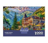 Andorre-la-Vieille_ Andorre Puzzle 1000 Pièces, Puzzles Difficiles, Adaptés Aux Adultes Et Aux Enfants, Jeu De Défi Intellectuel 70x50cm/1000pcs