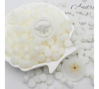 Andotopee - Lot de 360 perles de cire à cacheter translucides de qualité supérieure pour sceaux de timbre, kit de recharge de granulés de cire octogonale pour kit de cachet de cire, invitations de