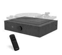 Andover Audio SpinBase MAX 2 Système de haut-parleurs haut de gamme - Diffusion Bluetooth, préamplificateur phono, commandes capacitives, technologie IsoGroove, idéal pour platines, home cinéma et