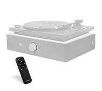 Andover Audio SpinBase MAX 2 Système de haut-parleurs haut de gamme - Diffusion Bluetooth, préamplificateur phono, commandes capacitives, technologie IsoGroove, idéal pour platines, home cinéma et