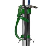 Andracor - Porte-épée pour le dos et 2 armes avec fermoir à anneau - Accessoire de costume pour LARP, médiéval, viking, fantaisie et cosplay - Vert