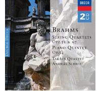 ANDRAS SCHIFF/+-STREICHQUARTETTE OP.51/67/KLAVIERQUINTETT OP.34;2 CD BRAHMS NEUF