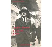 André Breton a-t-il dit passé - Charles Duits - Maurice Nadeau-Lettres Nouvelles - broché - Livre
