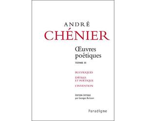 André Chénier Oeuvres poétiques tome 2 - Georges Buisson - Paradigme Eds - broché - Anthologie