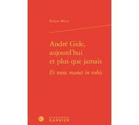 André Gide, aujourd'hui et plus que jamais Et nunc manet in vobis Peter Schnyder (Collection dirigée par), Evelyne Méron (Auteur)