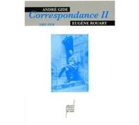 André Gide & Eugène Rouart II André Gide (Auteur), Eugène Rouart (Auteur), DAVID H WALKER (Auteur)