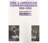 André Gide & Jean Amrouche Correspondance 1928-1950 - André Gide - Presses Universitaires Lyon - broché - Lettres