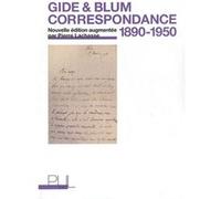 André Gide & Léon Blum André Gide (Auteur), Léon Blum (Auteur), Pierre Lachasse (Auteur)