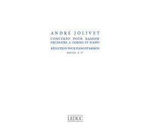 Andre jolivet - concerto pour basson, orchestre a cordes et piano (version pour piano et basson)