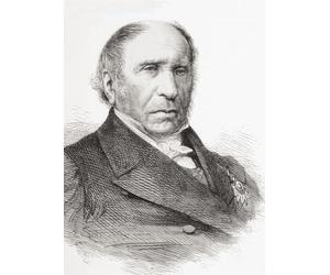 André Marie Jean Jacques Dupin 1783 -1865 alias Dupin l'Ancien. Avocat français président de la chambre des députés et de l'Assemblée législative. De The Illustrated London News publié 1865. Poster