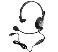 Andrea 351924 pour Nuance Dragon NaturallySpeaking USB Casque audio avec suppression du bruit Micro Perche
