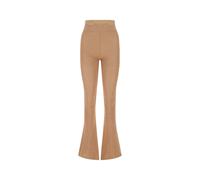 Andrea Adamo, Femme, Pantalons, Beige, Taille: 38 FR Biscuit Stretch Mesh Pant