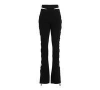 Andrea Adamo, Femme, Pantalons, Noir, Taille: 40 FR Pantalon Femme à la Mode avec Découpes
