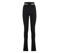Andrea Adamo, Femme, Pantalons, Noir, Taille: 44 FR Pantalon Tricoté Côtelé