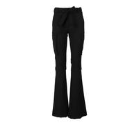 Andrea Adamo - Pantalon Évasé Multipoches - Femme - Pantalons - Noir - Taille: 38 FR