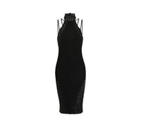 Andrea Adamo - Robe Midi Tricotée Dos Nu - Femme - Robes - Noir - Taille: 38 FR